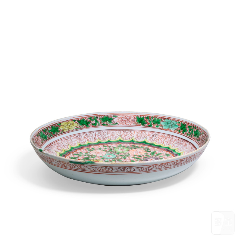 十七世紀 五彩花卉紋盤 | A WUCAI FLORAL DISH - 图4